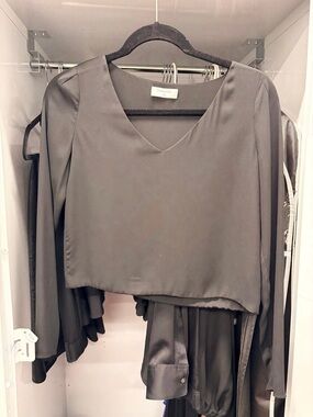 Babaton Black Murphy Blouse, XXS